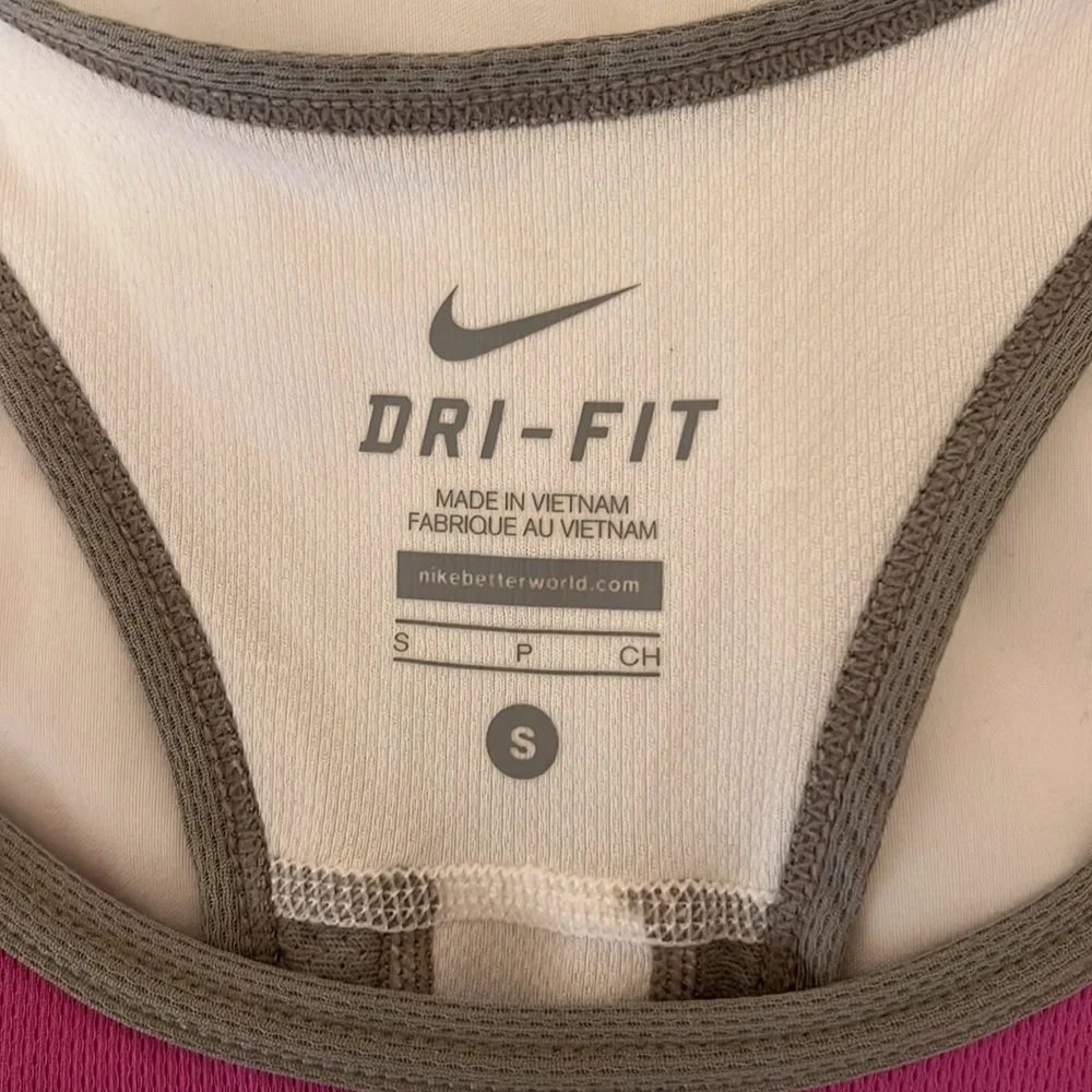 Nike Pink Dri-Fit Training Tank Size S